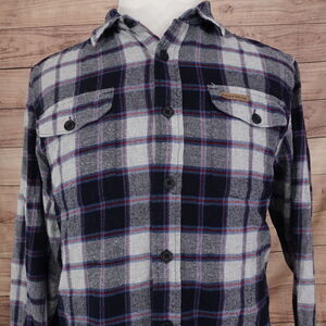 FIELD & STREAM PLAID CHECK FLANNEL BUTTON DOWN SHIRT MENS SIZE XL‎